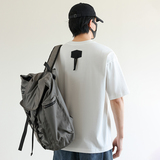 2025年夏季男新款微宽松圆领3角印花短袖T恤A230-8610-P68(控118)，商品下架区，电商A230