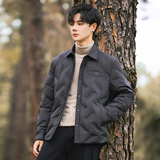 2025冬男修身方领90%白鹅绒轻薄羽绒服A230-A999-P239(控299)，男装羽绒服，电商A230