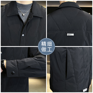 2025冬男修身新标50%白鸭绒轻薄羽绒服A230-6668-P158（控199）图片