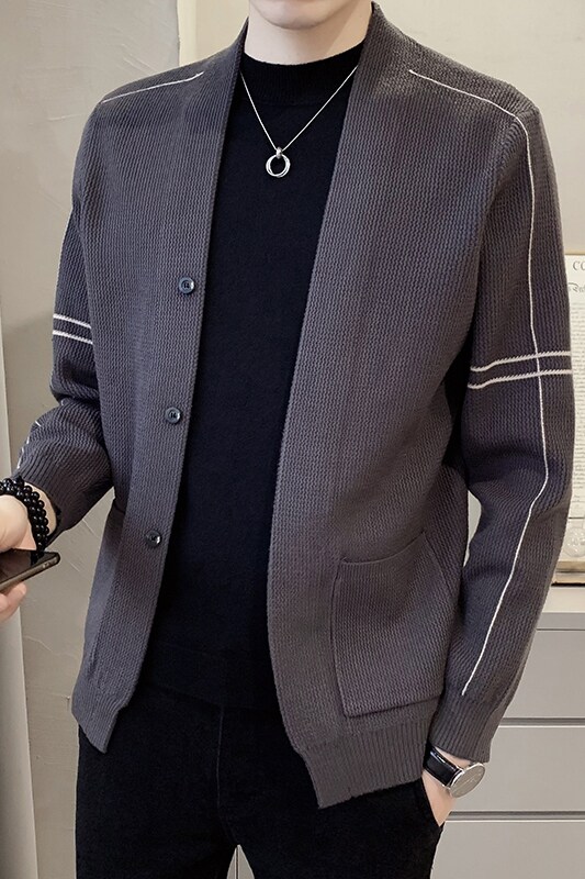 2026春款高品质毛衣针织衫开衫男士外套A230-66281-P88（控138）,男装针织衫/毛衣,电商A230