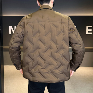 2025冬男修身方领90%白鹅绒轻薄羽绒服A230-A999-P239(控299)图片