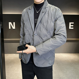 2026冬男休闲印花西服新标90带羽绒A230-2703-P205(控308)图片