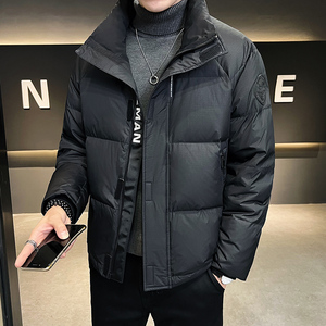 2025冬男标90玉米格贴标宽松羽绒服A230-909-P268（控368）图片