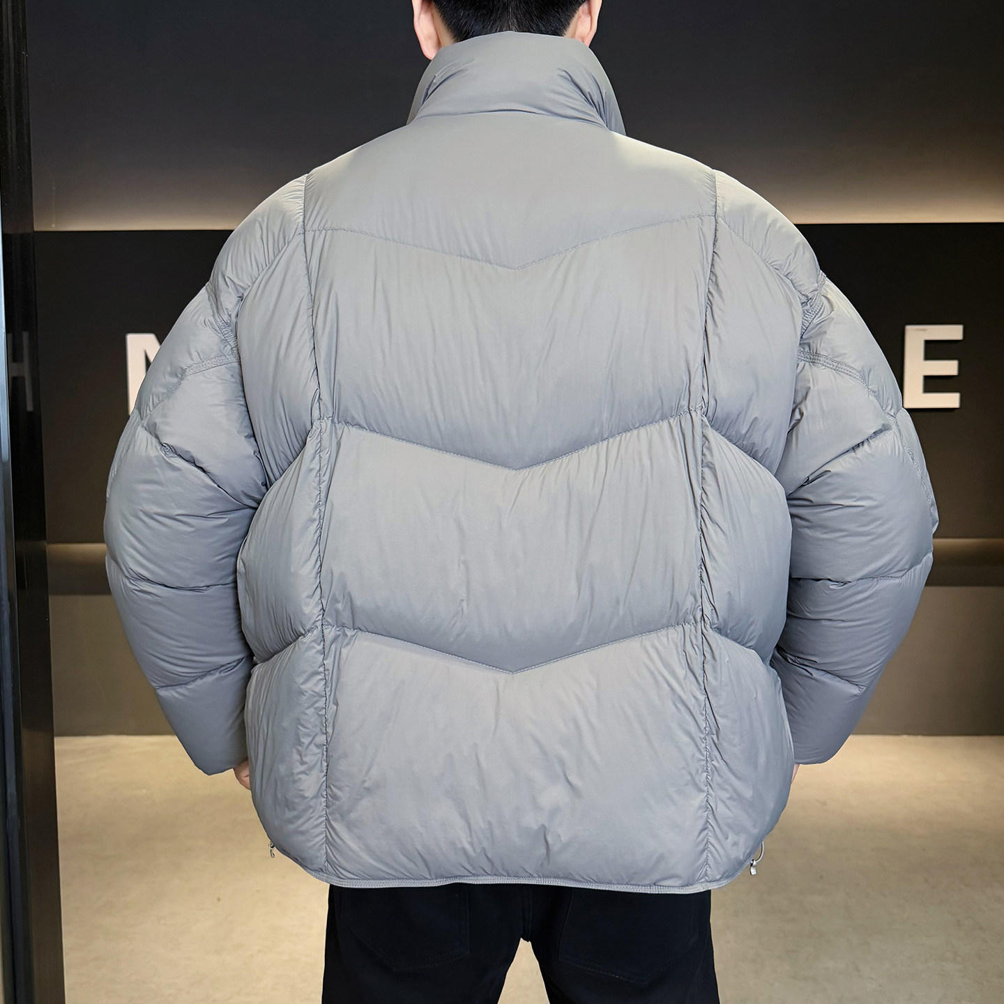 2025冬男微宽松立领标90泡芙穿刺羽绒服A230-2577-P299(控399),男装羽绒服,电商A230