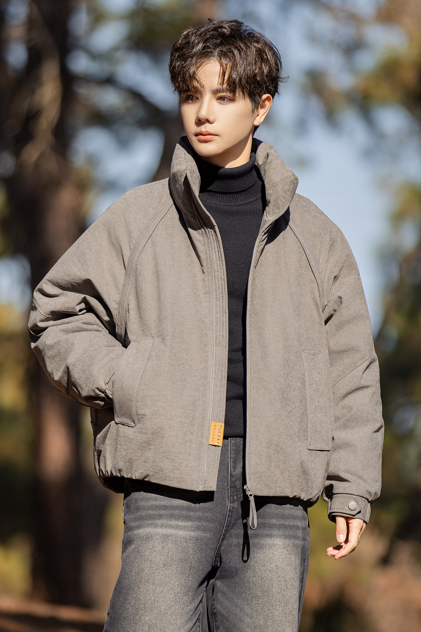 2026冬季男年货款立领新标90羽绒服A230-8020-P249(控349),男装羽绒服,电商A230
