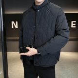 2025冬男宽松圆领菱形格标90轻薄羽绒服A230-8605-P218(控299)，男装羽绒服，电商A230