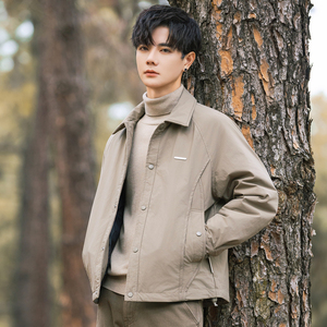 2025冬男宽松新标90%白鸭绒轻薄羽绒服A230-95702-P195(控290)图片