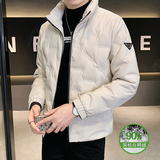 2025冬男款标90修身压花立领贴标羽绒服A230-K001-P175(控270)，男装羽绒服，电商A230