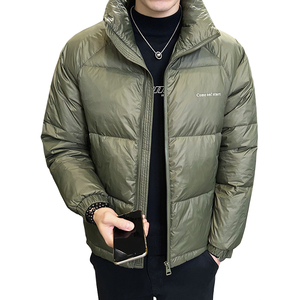 2025冬男女同款立领字母印花纯色面包服A230-7007-P145（控245）图片