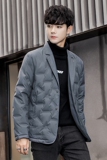 2025冬男标90修身方领压花西装羽绒服A230-K003-P195（控290），男装西服套装，电商A230
