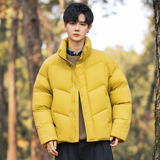 2025冬男微宽松立领标90泡芙穿刺羽绒服A230-2577-P299(控399)，男装羽绒服，电商A230