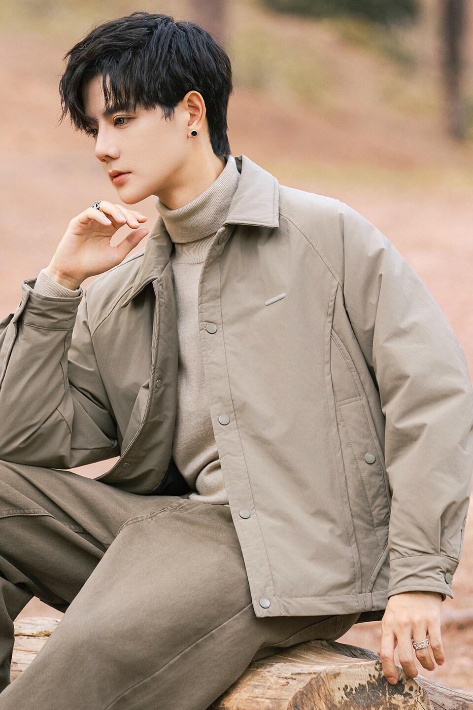 2025冬男宽松新标90%白鸭绒轻薄羽绒服A230-95702-P195(控290),男装羽绒服,电商A230