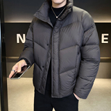 2025冬男微宽松立领标90泡芙穿刺羽绒服A230-2577-P299(控399)，男装羽绒服，电商A230