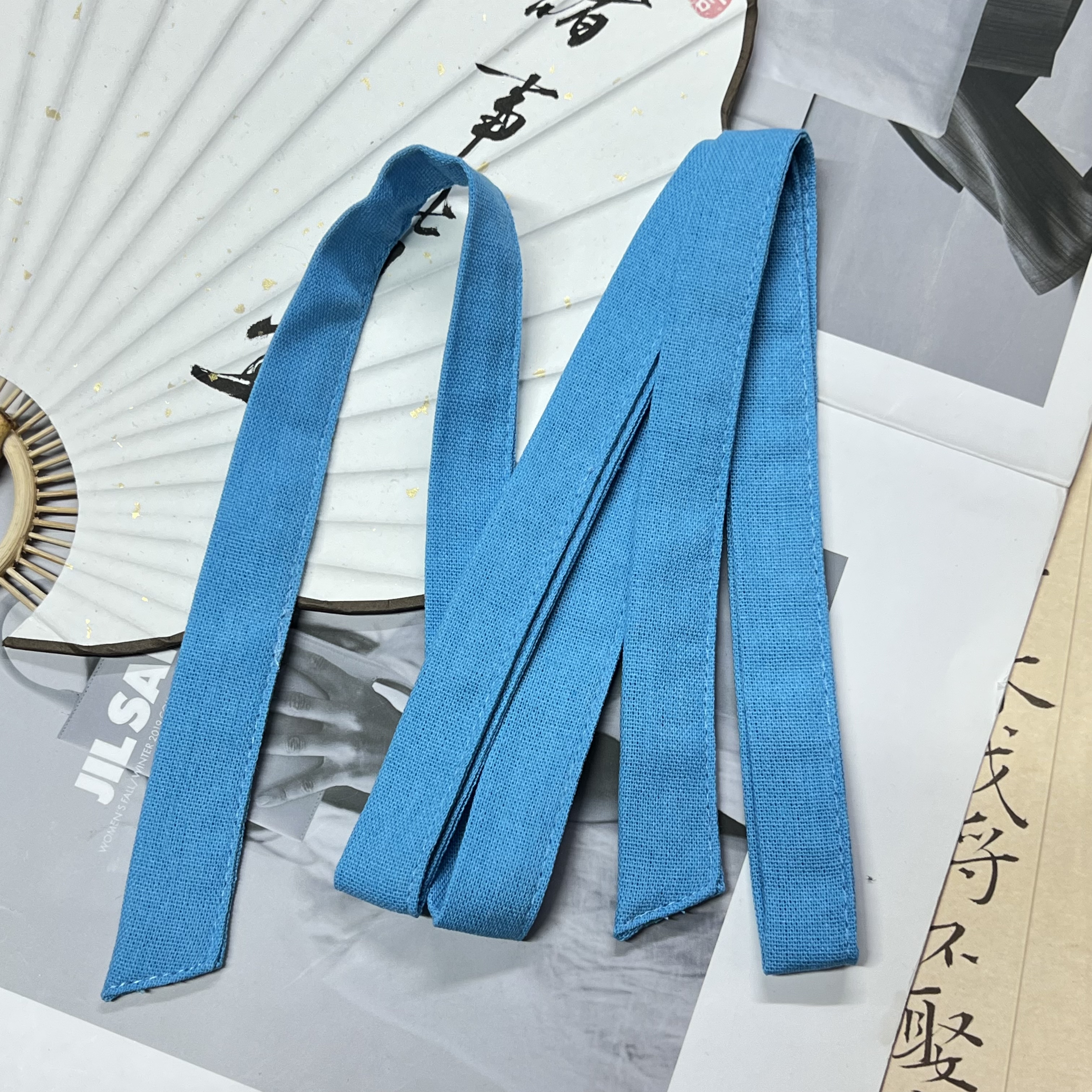 2厘米宽 极窄棉麻系腰绳 两米腰带/皮带/腰链