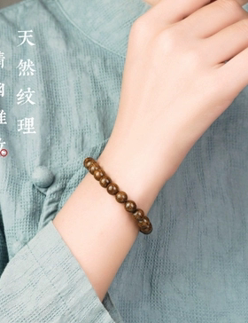 金丝檀木手串男女情侣款