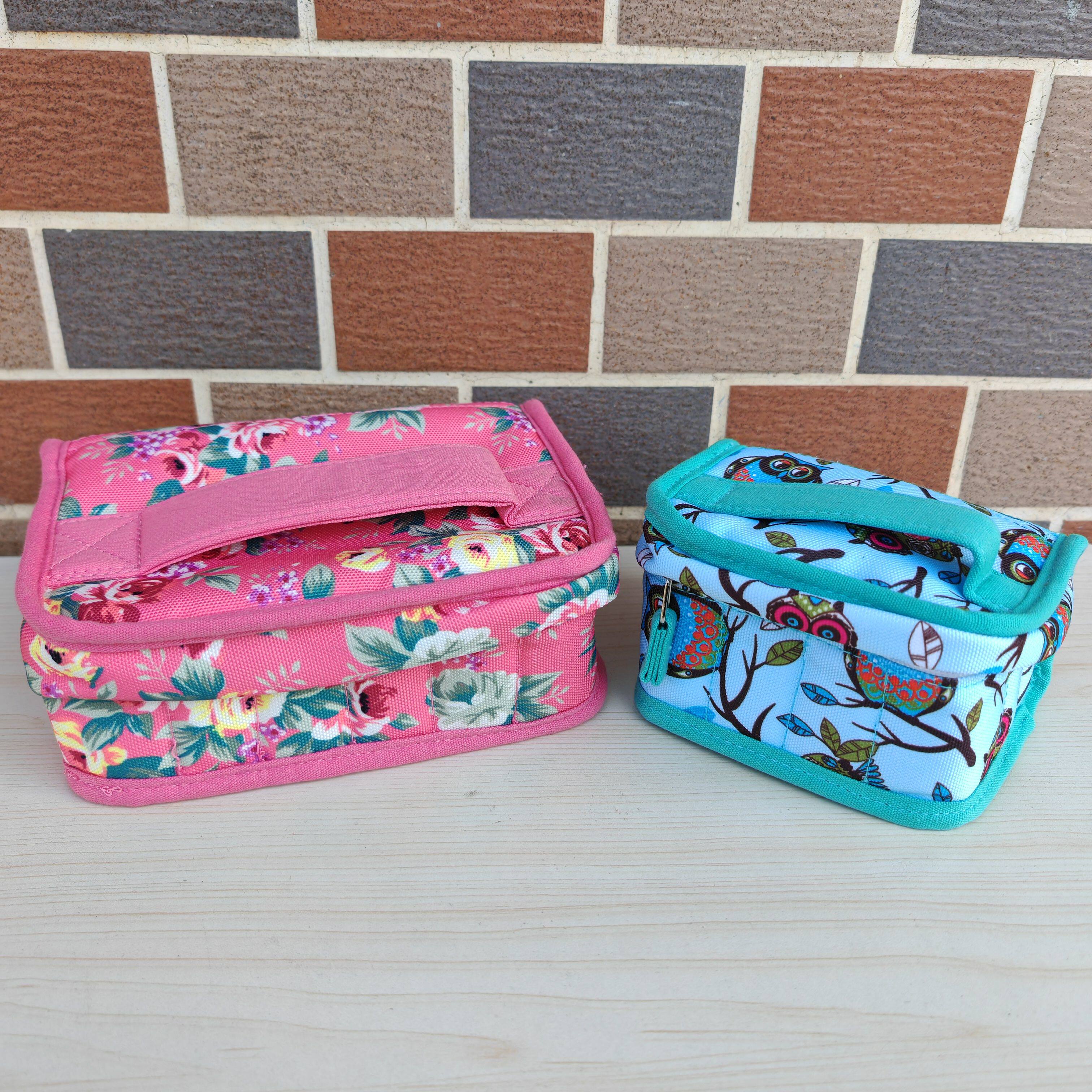 外贸货精油收纳包 花色帆布便携旅行随身化妆包 饰品包防摔瓶装包,收纳整理,化妆包,淘宝优惠券,粉丝福利购,淘宝优惠卷