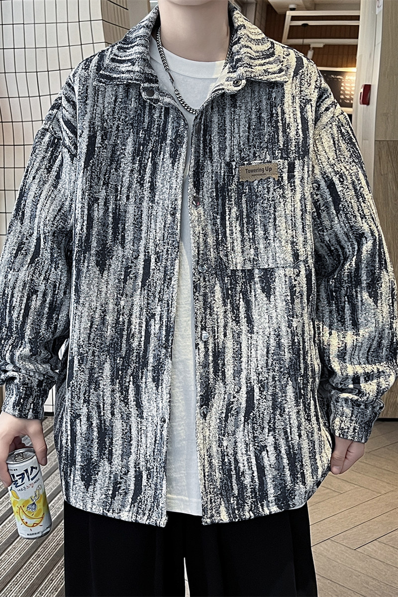 男装夹克男奢侈风新款外套衣服潮牌上装春季新款JK2024,男装夹克,四季星座303A
