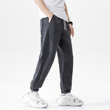 雪尼尔灯芯绒秋季卫裤束脚秋冬休闲加绒K39常规35元加绒45元，男装休闲裤，四季星座303A