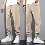 秋季雪尼尔运动裤子宽松哈伦男裤潮K39常规35元加绒45元，女装休闲裤，四季星座303A