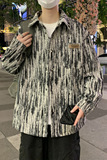 外套2025新款春秋上装夹克衬衫潮流男士衣服JK2024，男装夹克，四季星座303A