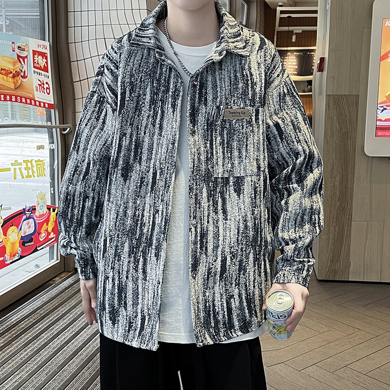 男装夹克男奢侈风新款外套衣服潮牌上装春季新款JK2024,男装夹克,四季星座303A