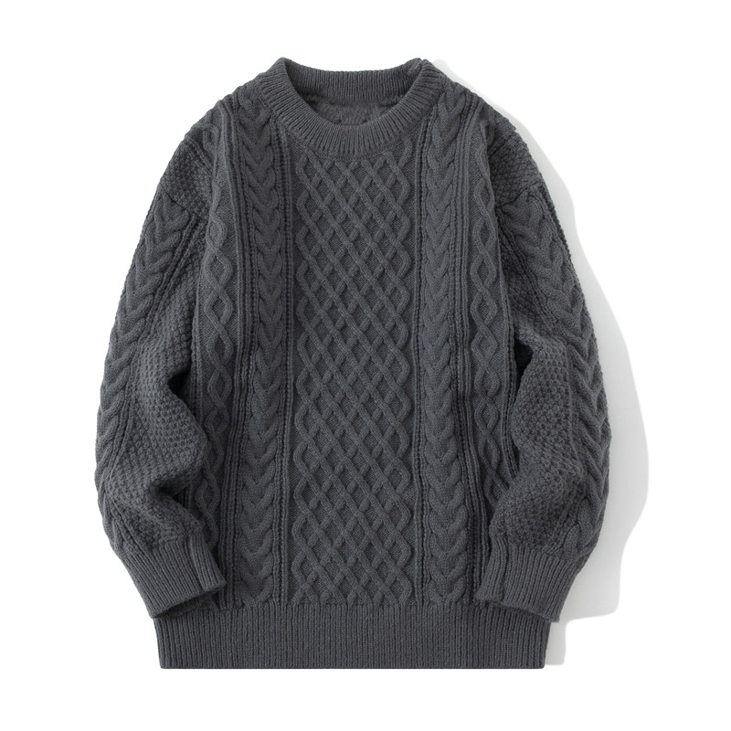 MY8267男士毛衣秋冬季潮流针织衫加绒加厚羊毛衫常规37加绒47，男装针织衫/毛衣，四季星座303A