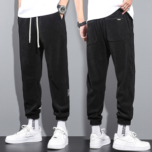 休闲裤男宽松大码秋冬加绒加厚运动卫裤冬季K39常规35元加绒45元，男装休闲裤，四季星座303A