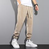 雪尼尔运动裤男秋冬ins潮牌加绒百搭休闲加厚K39常规35元加绒45元，女装休闲裤，四季星座303A