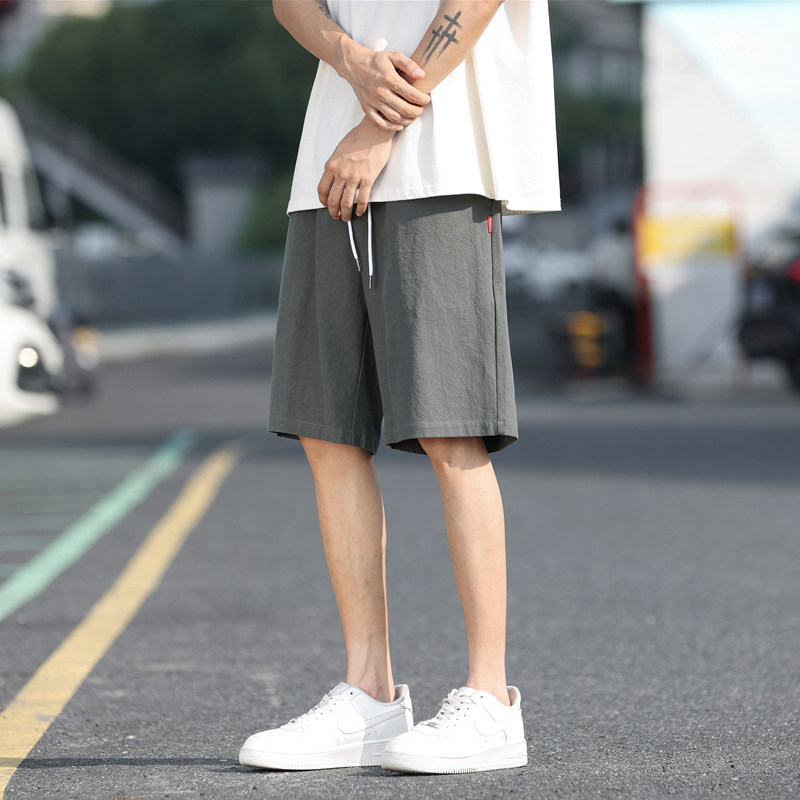 新中式亚麻裤子夏季轻薄透气潮男士短裤棉麻休闲裤风男装K600,男装牛仔裤,四季星座303A