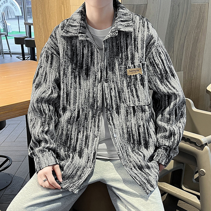 男装夹克男奢侈风新款外套衣服潮牌上装春季新款JK2024,男装夹克,四季星座303A