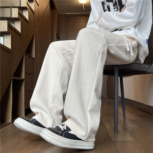 主推数据款 批30 高品 WK2067 原版微阔版型 麦穗纹男运动休闲裤图片