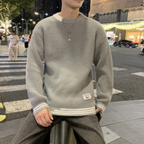 MY8267男士毛衣秋冬季潮流针织衫青少年学生款羊毛衫常规37加绒47，男装针织衫/毛衣，四季星座303A