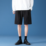 夏季男士五分休闲短裤加肥加大码潮胖子宽松裤子运动直筒K516P14，男装牛仔裤，四季星座303A