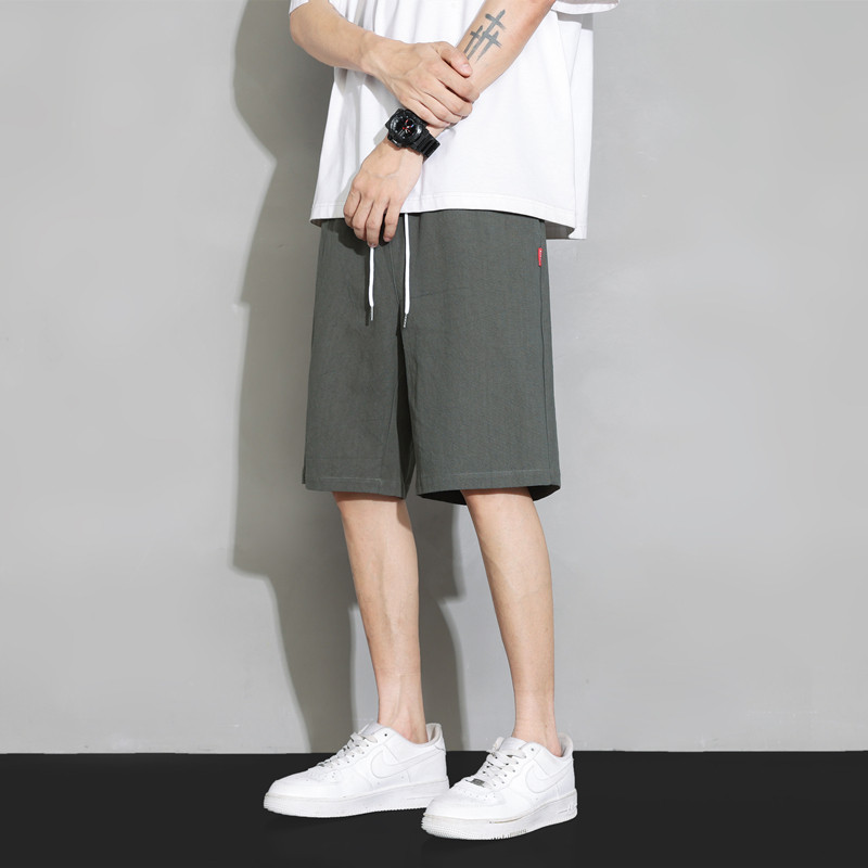 新中式亚麻裤子夏季轻薄透气潮男士短裤棉麻休闲裤风男装K600,男装牛仔裤,四季星座303A