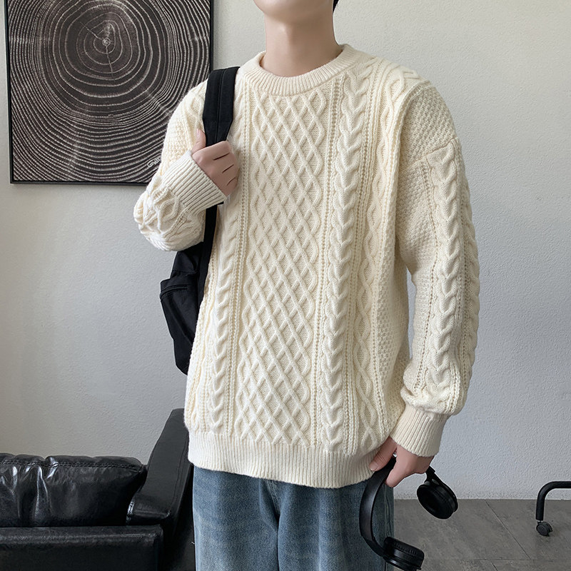 MY8267男士毛衣秋冬季潮流针织衫青少年学生款羊毛衫常规37加绒47,男装针织衫/毛衣,四季星座303A