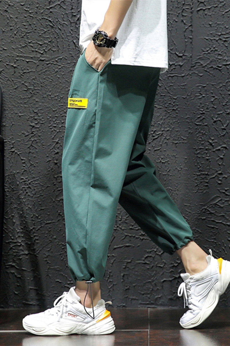 男春季韩版潮流休闲裤宽松原宿风裤子九分裤束脚裤百搭裤子K183,男装休闲裤,四季星座303A