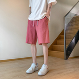 居家裤沙滩裤学生短裤大裤衩风新中式棉麻亚麻休闲裤子K600，男装牛仔裤，四季星座303A