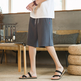 网红裤子男嘻哈宽松运动休闲五分裤沙滩短裤跑步速干潮流潮牌K600，男装牛仔裤，四季星座303A