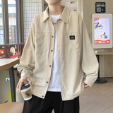 灯芯绒衬衫男秋冬加绒加厚宽松美式潮流外套JK2022常规30加绒40，男装衬衫，四季星座303A