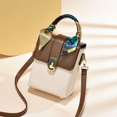 小包包女2023新款 秋冬通勤百搭小方包单肩斜挎包耐磨质优简约轻便