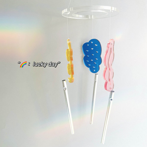 亚克力风铃素材模板 亚克力风铃图片下载 小麦优选