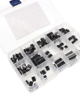 直插集成电路IC芯片包盒装 PC817C NE555 ULN2803常用15种共127片