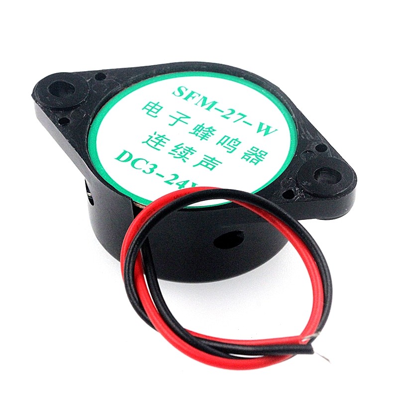 3105A高分贝报警器SFM-27型 DC3-24V连续声有源讯响器蜂鸣器12V