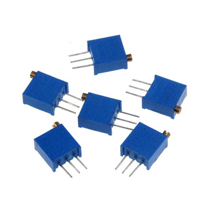 3296W电位器多圈精密可调电阻 顶调 3296W-201 200欧 200R