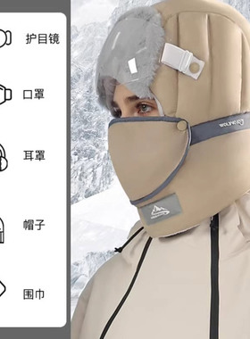 东北哈尔滨雪乡防寒帽子