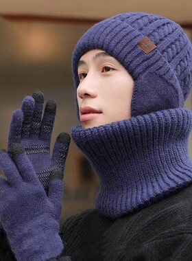 东北哈尔滨雪乡防寒帽子男