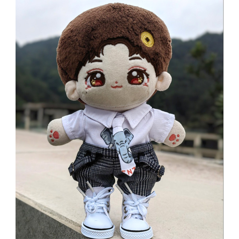 香港mirror棉花娃娃20/15/10cm娃衣盧瀚霆吕爵安edan明星應援公仔