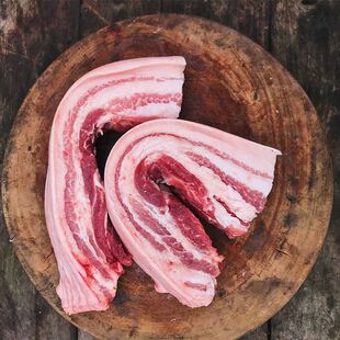 贵州农家土猪肉黑白猪肉五花肉新鲜农村粮食喂养山区肥猪排骨现杀