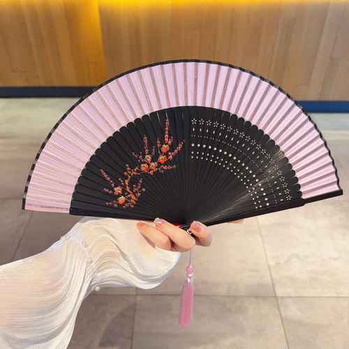 素面古风扇子女式古典国风