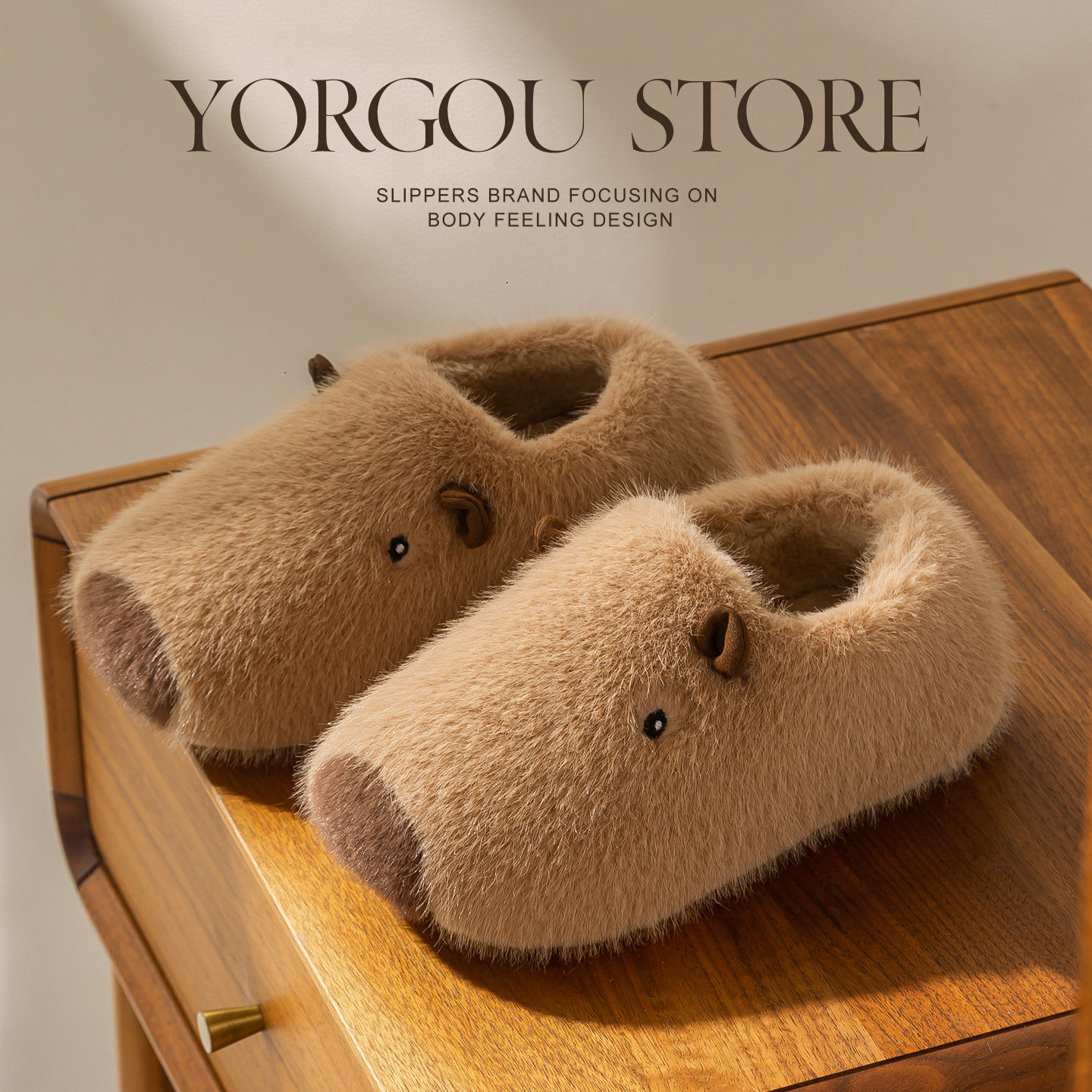 远港卡皮巴拉儿童棉鞋男童女孩子冬季毛绒室内保暖亲子包跟棉拖鞋,居家布艺,居家棉拖/棉鞋,淘宝优惠券,粉丝福利购,淘宝优惠卷